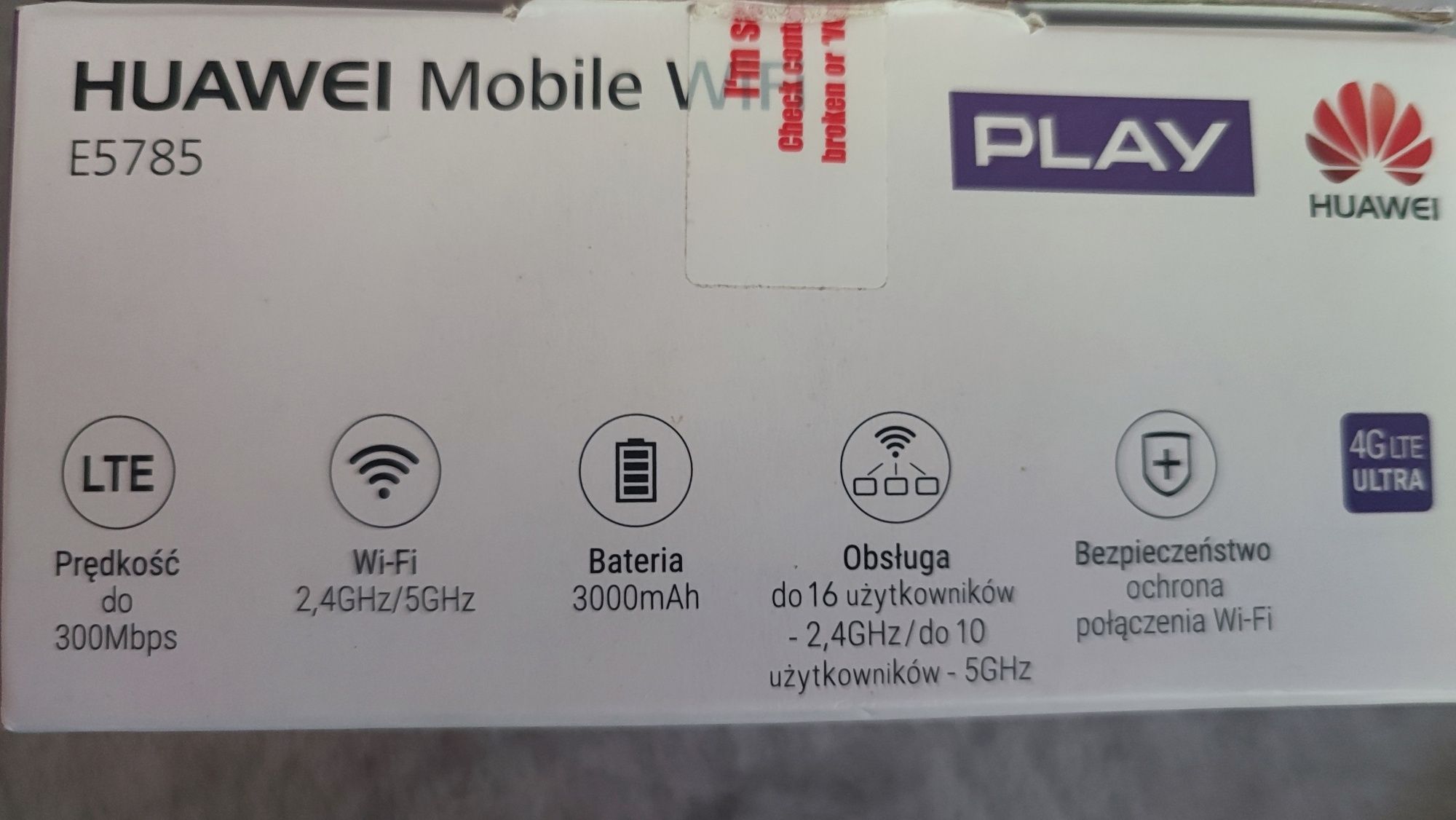 Router Huawei E 5785 4G LTE Ultra  2,4/5,0 GHz