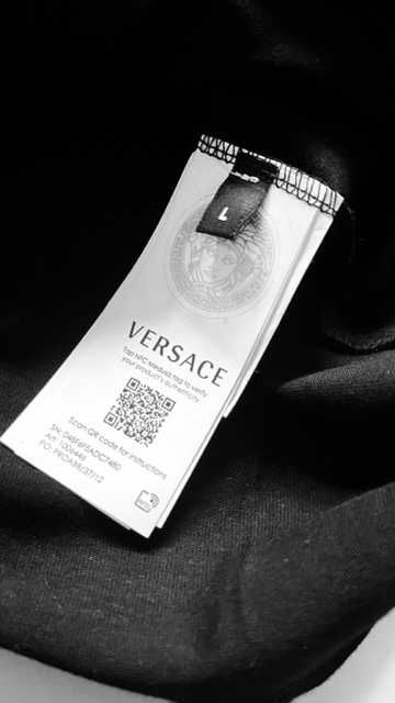 Versace barokowy t shirt męski Czarny rozm L