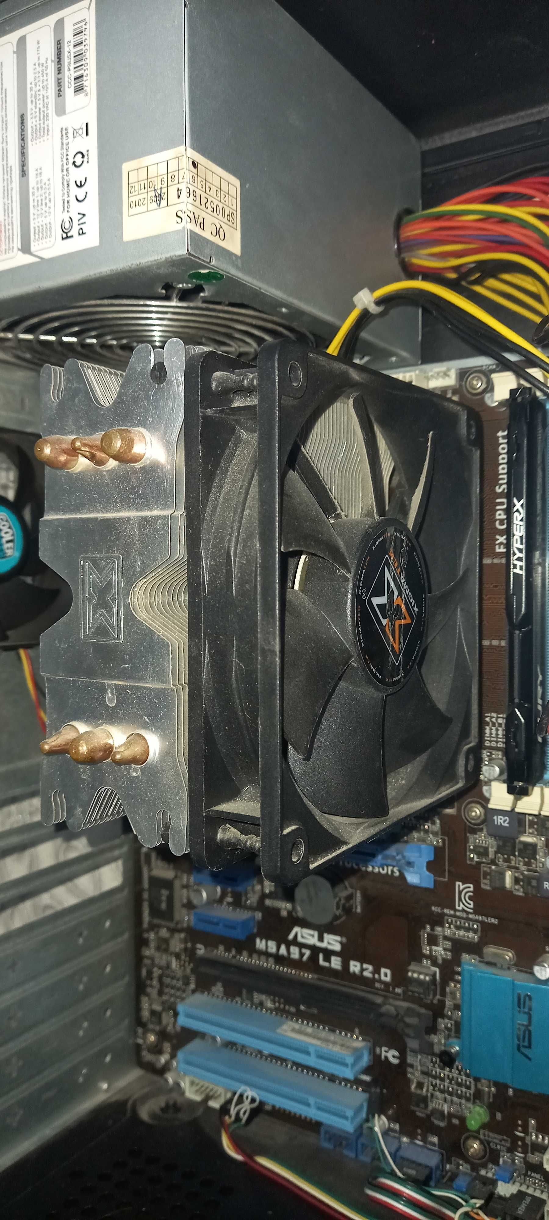 Комплект материнская плата Asus M5A97 LE+AMD FX 8300+Ram 16Gb+Кулер