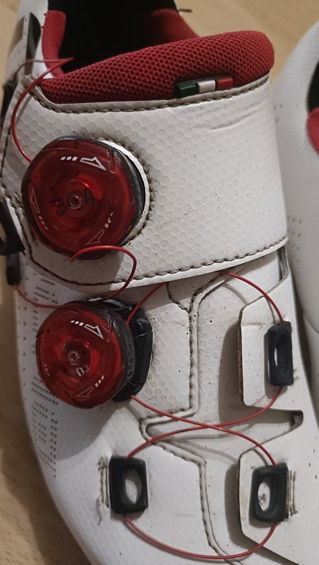 Buty szosowe rowerowe spd Crono Carbon białe 42 szosa nie MTB rower