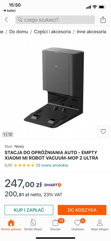 Stacja ładowania i opróżniania Xiaoim