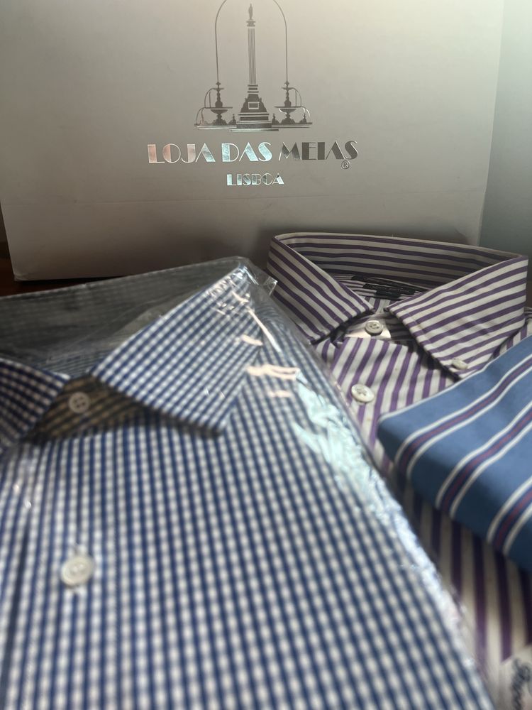 Camisas homem Ralph Lauren - Faconnable - Figaret - novas de loja!