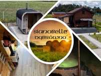 Domek letniskowy Sianobelle na Mazurach z jacuzzi, sauna