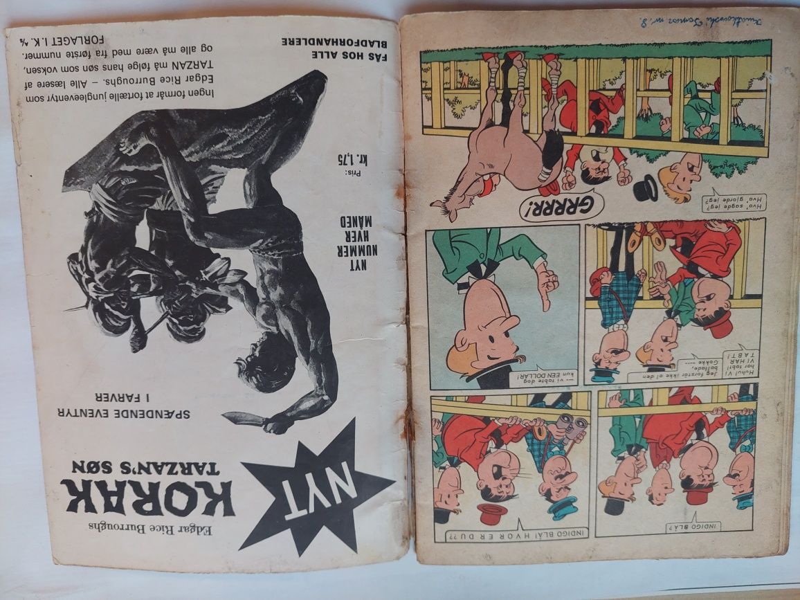Orginalny komiks retro Flip I Flap