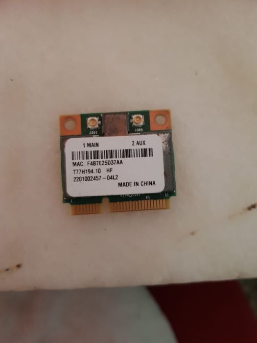 Lote de 6+2 Placa de rede wi-fi PCIE para portátil