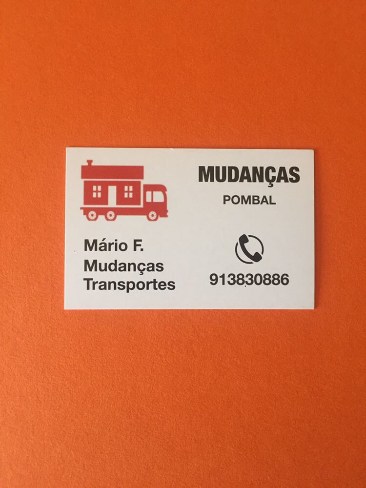 EMPRESA DE MUDANÇAS, (POMBAL) Prèço a Hora Negociavel !