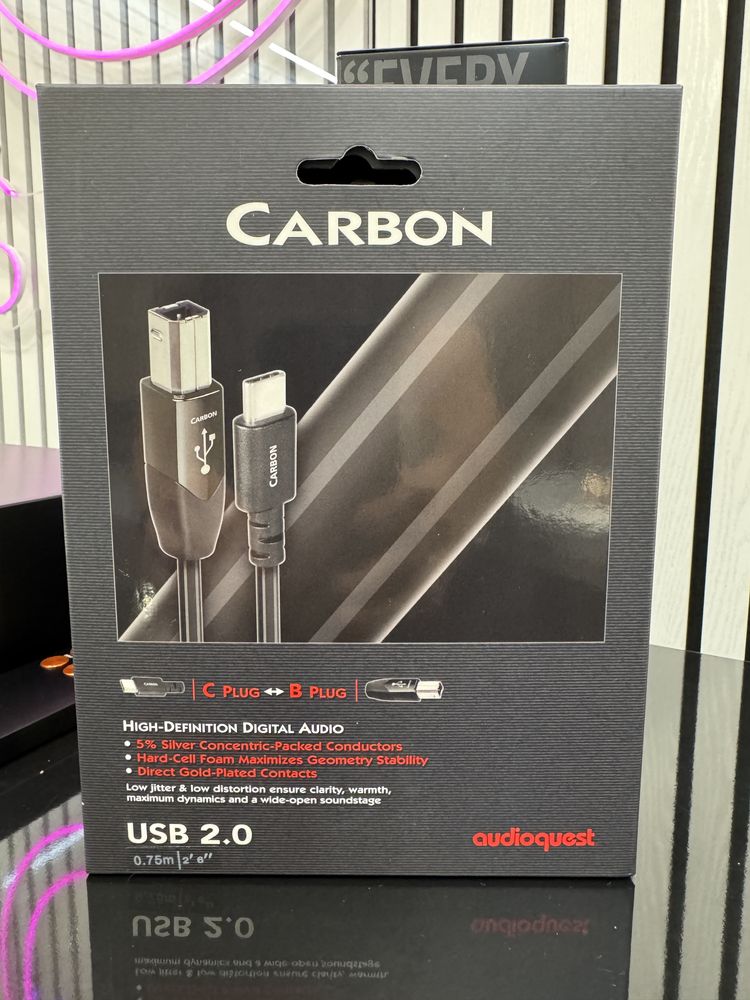 Audioquest Carbon Usb-C -> Usb-B 2.0
