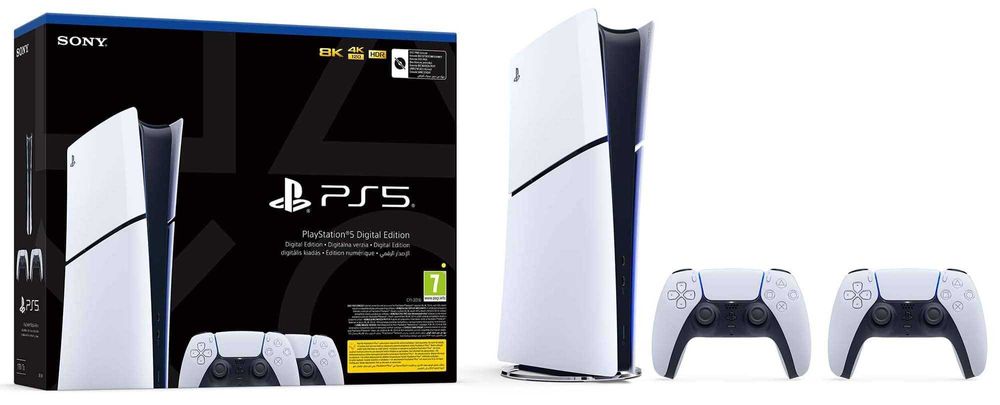 Zestaw PlayStation 5 Slim Blu-Ray + gry + akcesoria