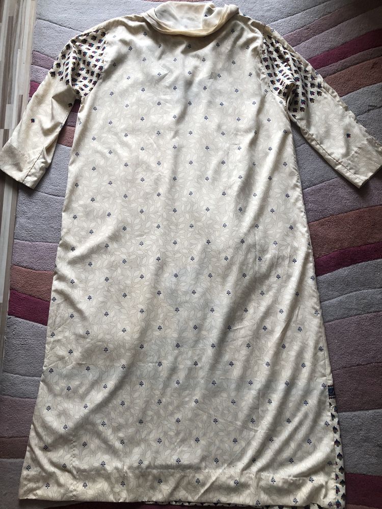 Długa, oryginalna sukienka z szaliczkiem XXL