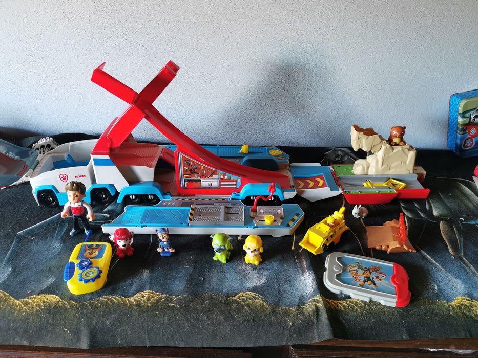 Zestaw psi patrol, patrolowiec z wyrzutnią psi patrol