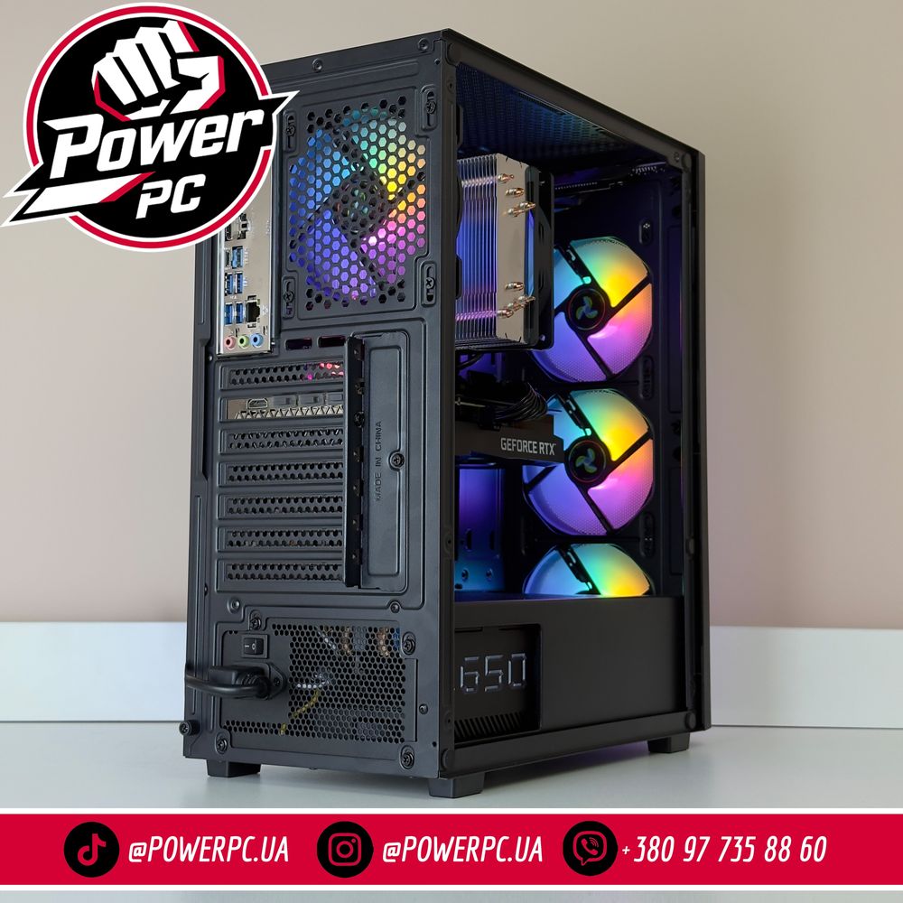 Ігровий ПК!! RTX 3060 Ti, Ryzen 5 5500, DDR4 32 Gb, SSD 512gb