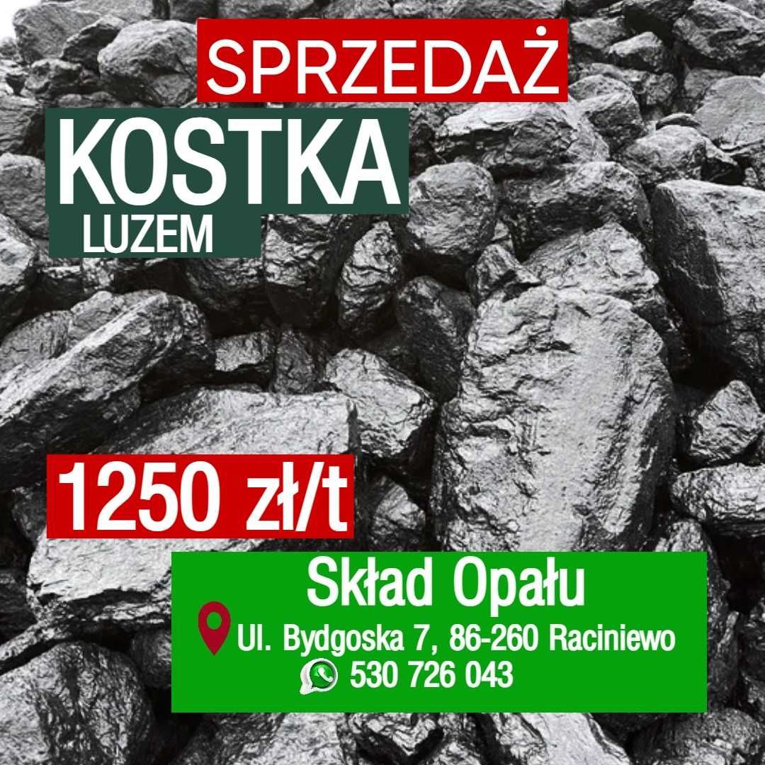 Węgiel kostka luz 1250 zł /t