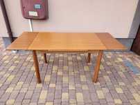 Stół Drewniany Duński Styl Rozkładany Lata 60 Vitage Design