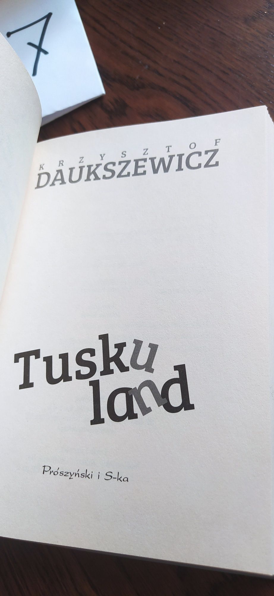 Tuskuland Krzysztof Daukszewicz autograf!