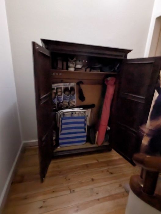 Roupeiro/chapeleira/bengaleiro em madeira