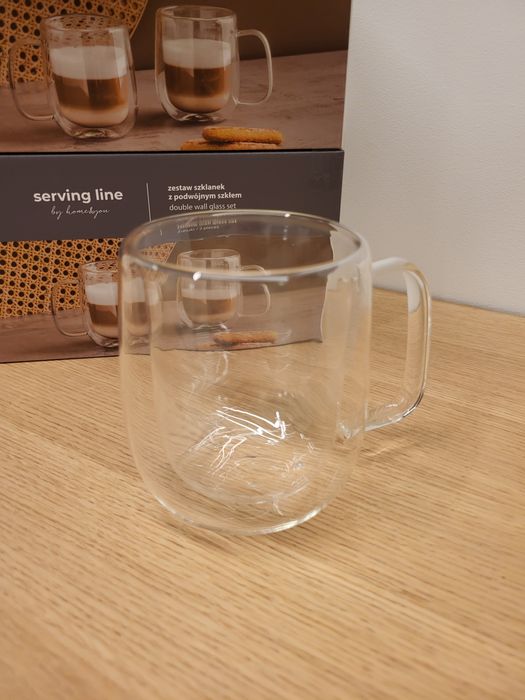 4 szklanki home&you z podwójnym szkłem