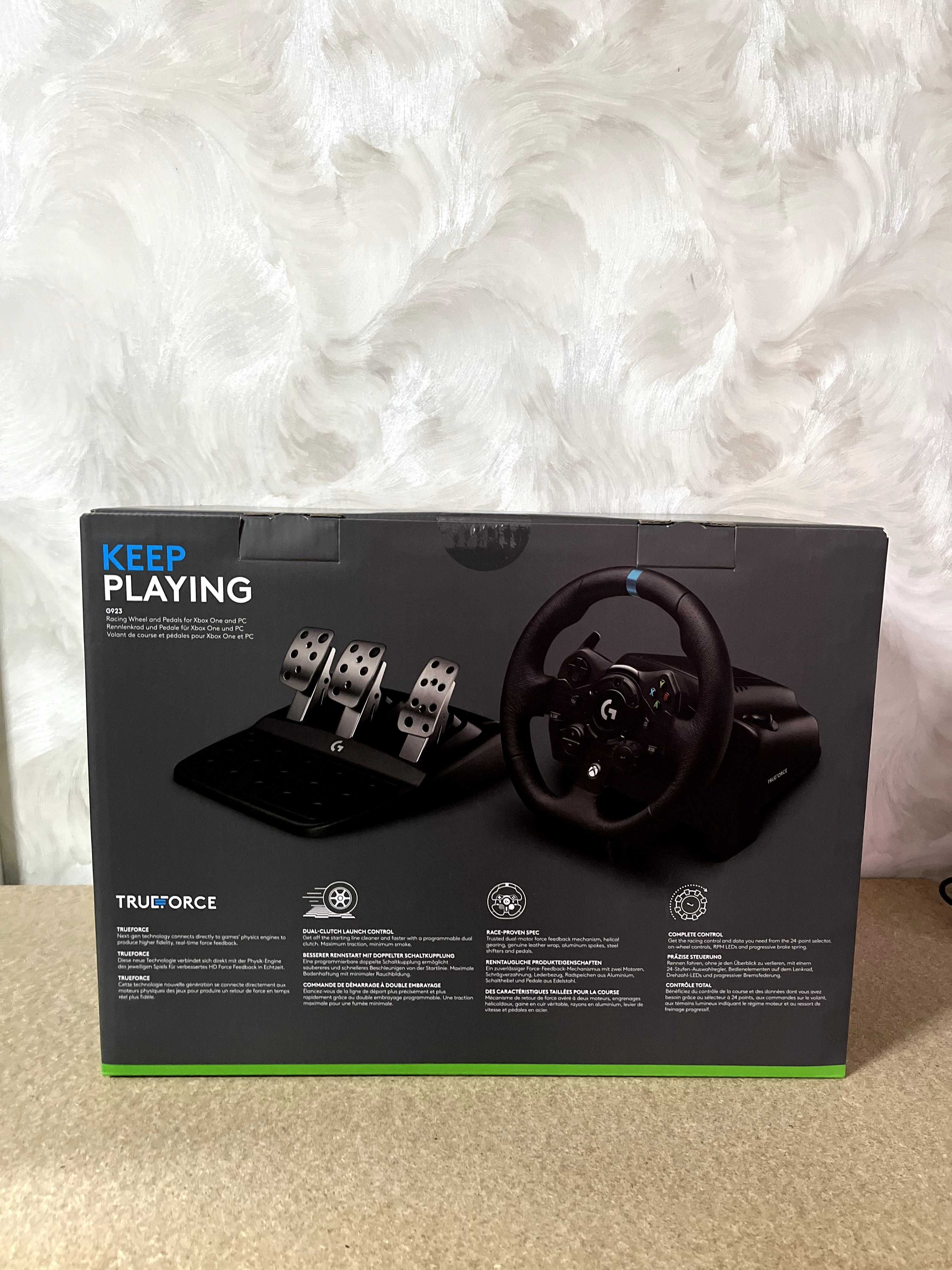 Комплект (кермо, педалі) Logitech G923 Xbox One/PC (941-000158) Нові