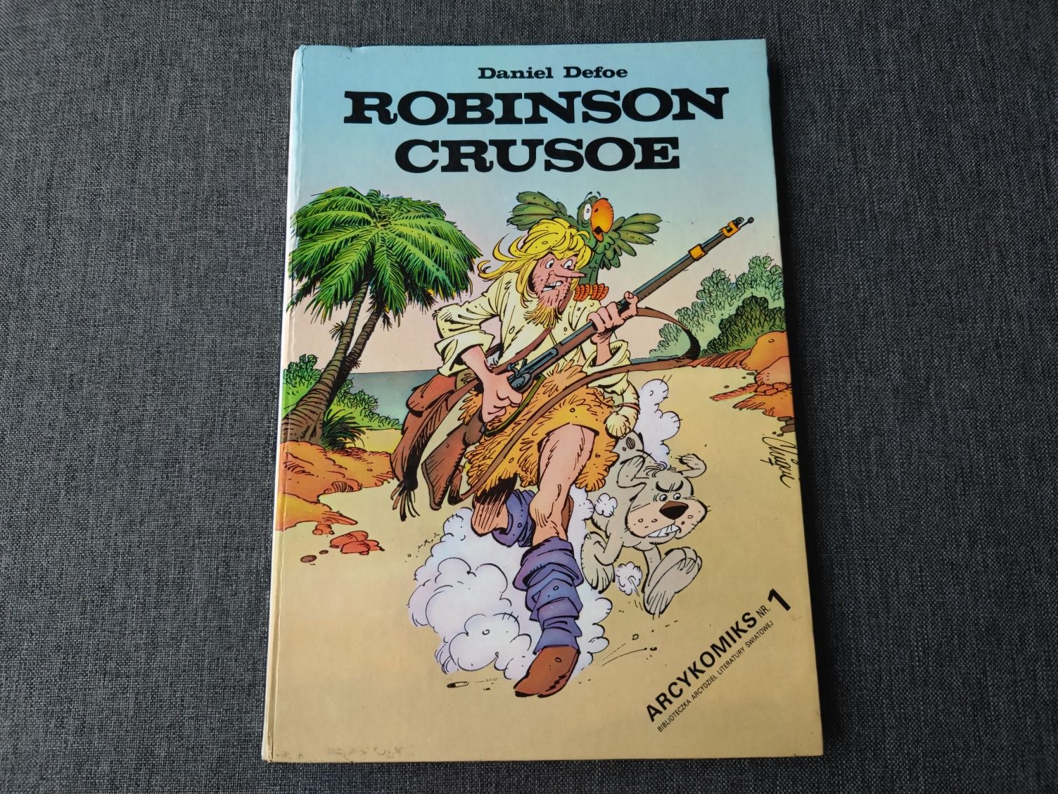 Komiks Daniel Defoe Robinson Crusoe
