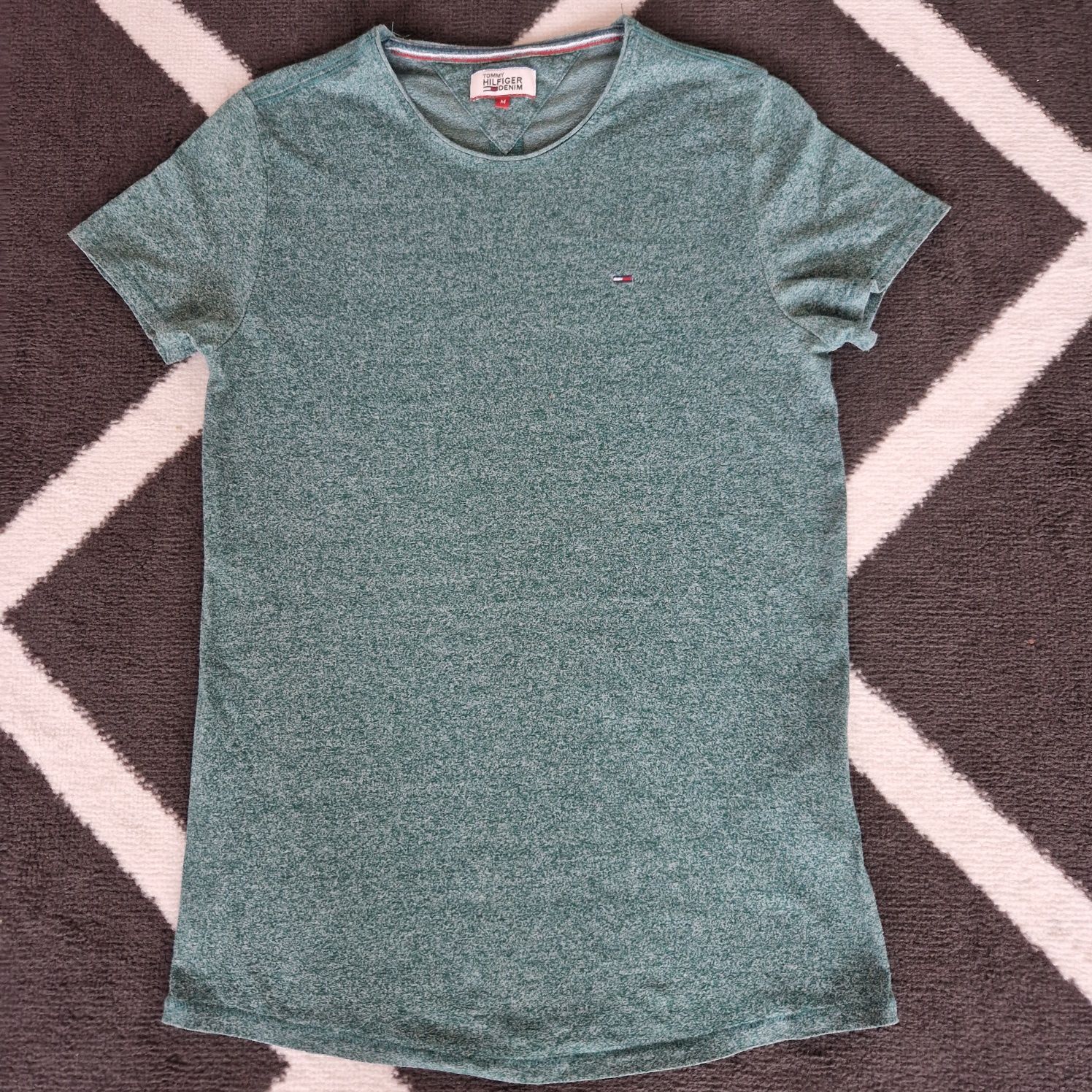 Tommy Hilfiger oryginalna bluzka S/M zielona damska