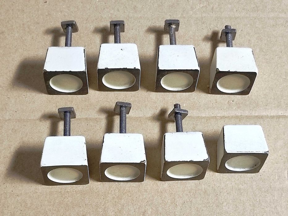 Puxadores antigos latão lacado gaveta porta móveis (8 uni)