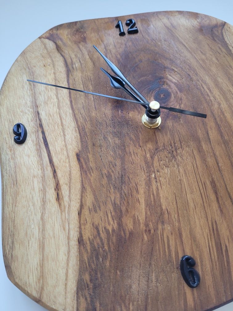 Zegar z drewna hand made loft