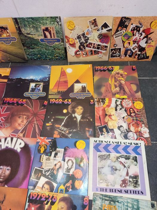 Discos de vinil Grandes 35 peças.