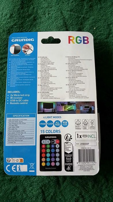 Paski led na pilota Grundig