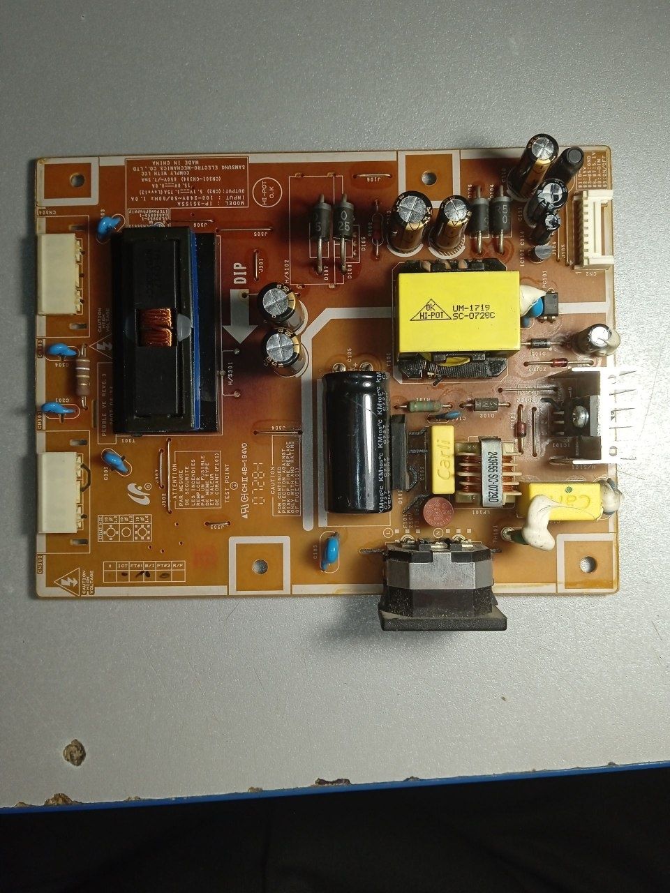 Плата живлення для монітора Samsung LS17PEASB/XBM(BN44-0124j)