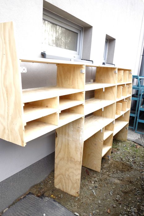 Regał zabudowa warsztatowa bus