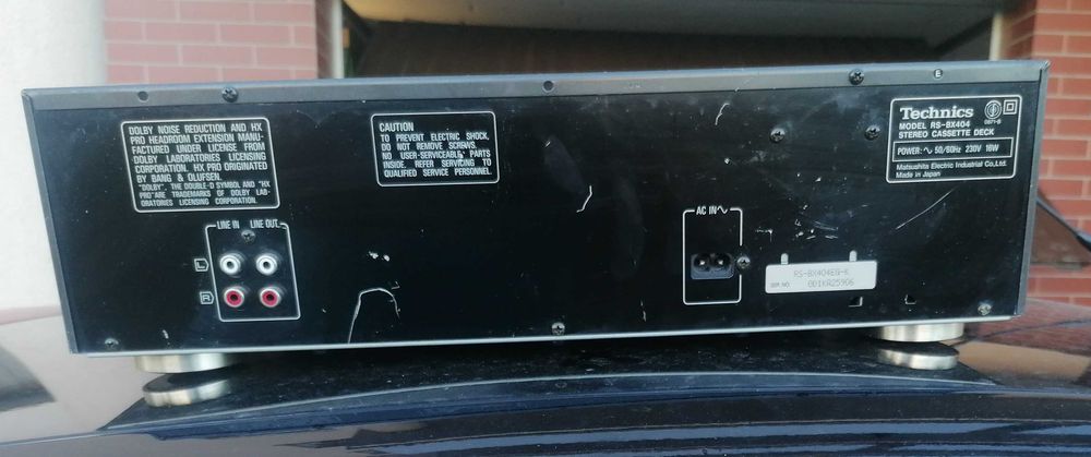 Magnetofon Technics RS-BX404 PXS camp. Deck Made in Japan.