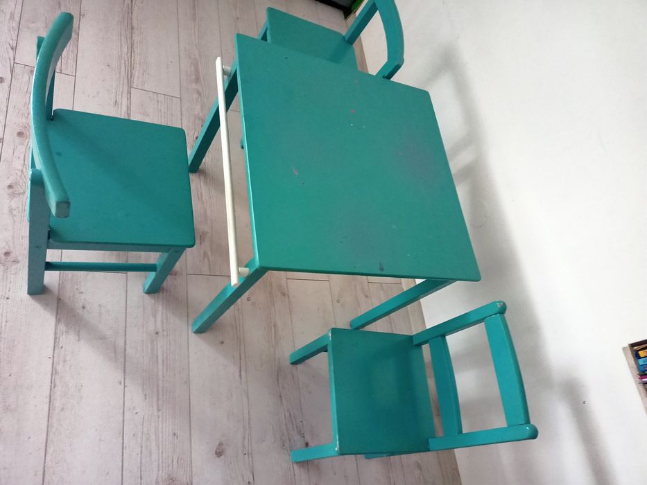 Stól oraz krzesła dla dzieci IKEA