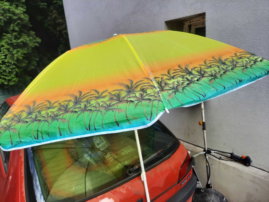 Parasol ogrodowy słoneczny deszczowy regulowany