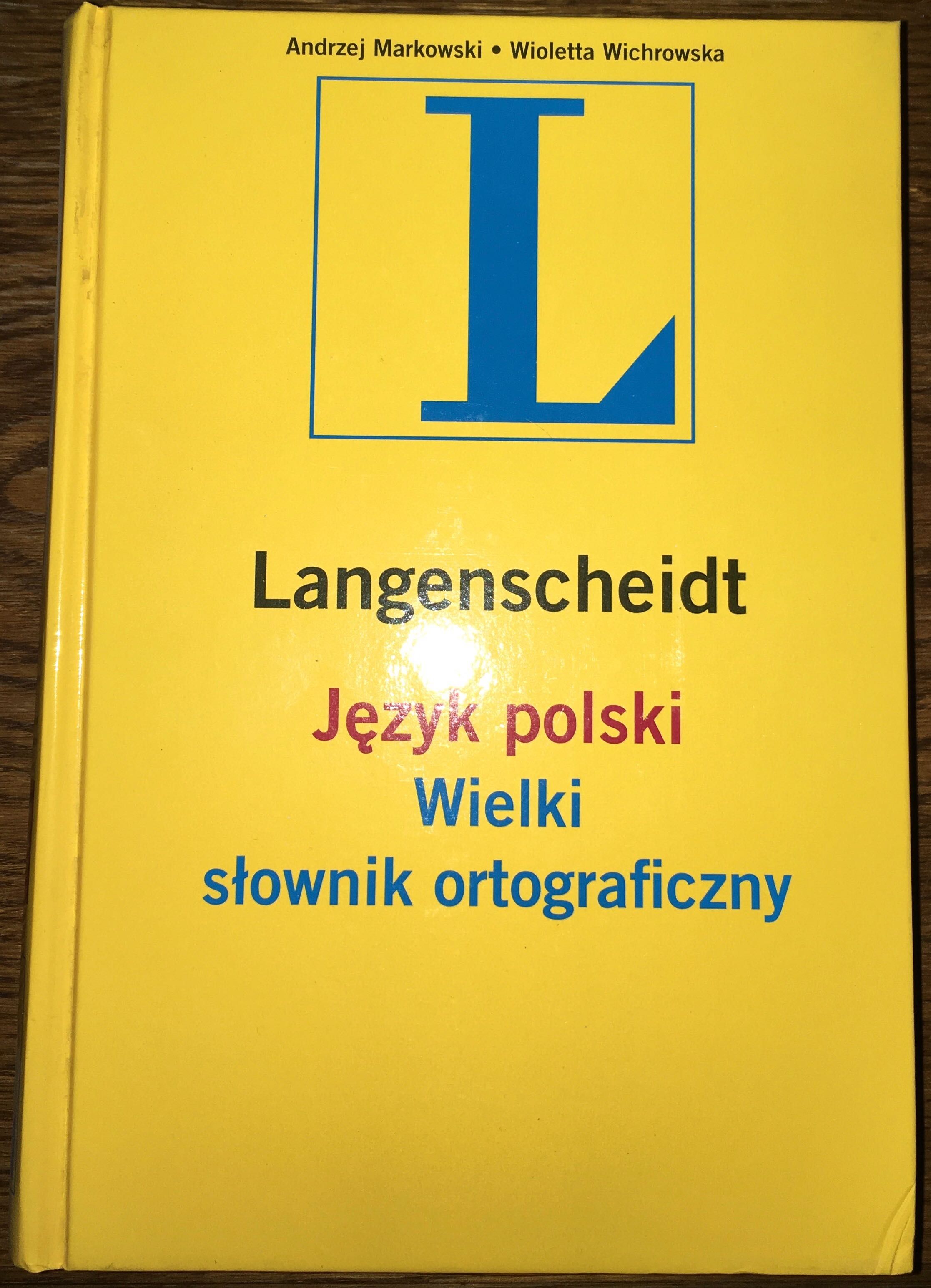 Słownik ortograficzny, język polski, Langenscheidt