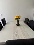 Mesa jantar extensível + 6 cadeiras