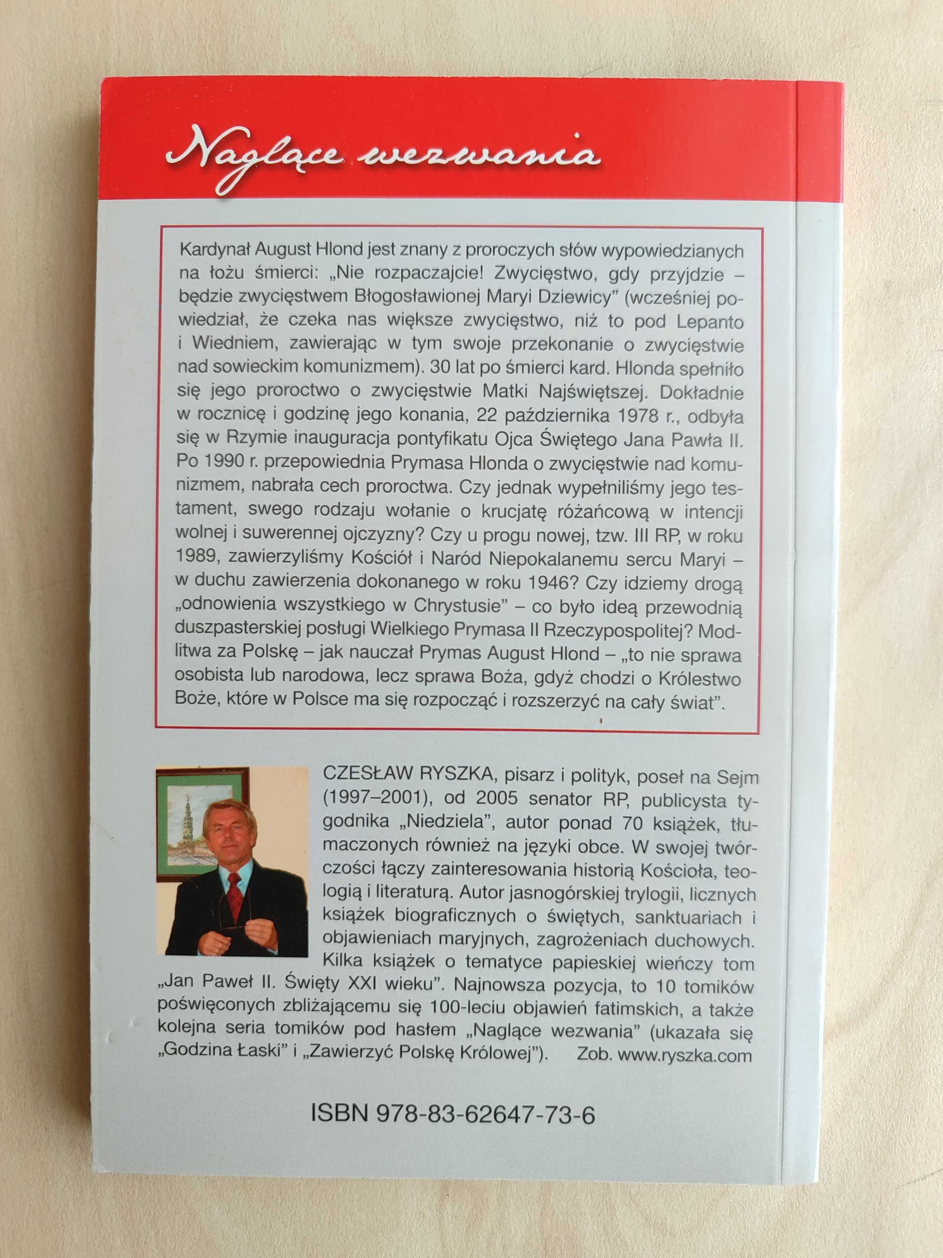 Odnowić dziedzictwo Prymasa Augusta Hlonda, Cz. Ryszka