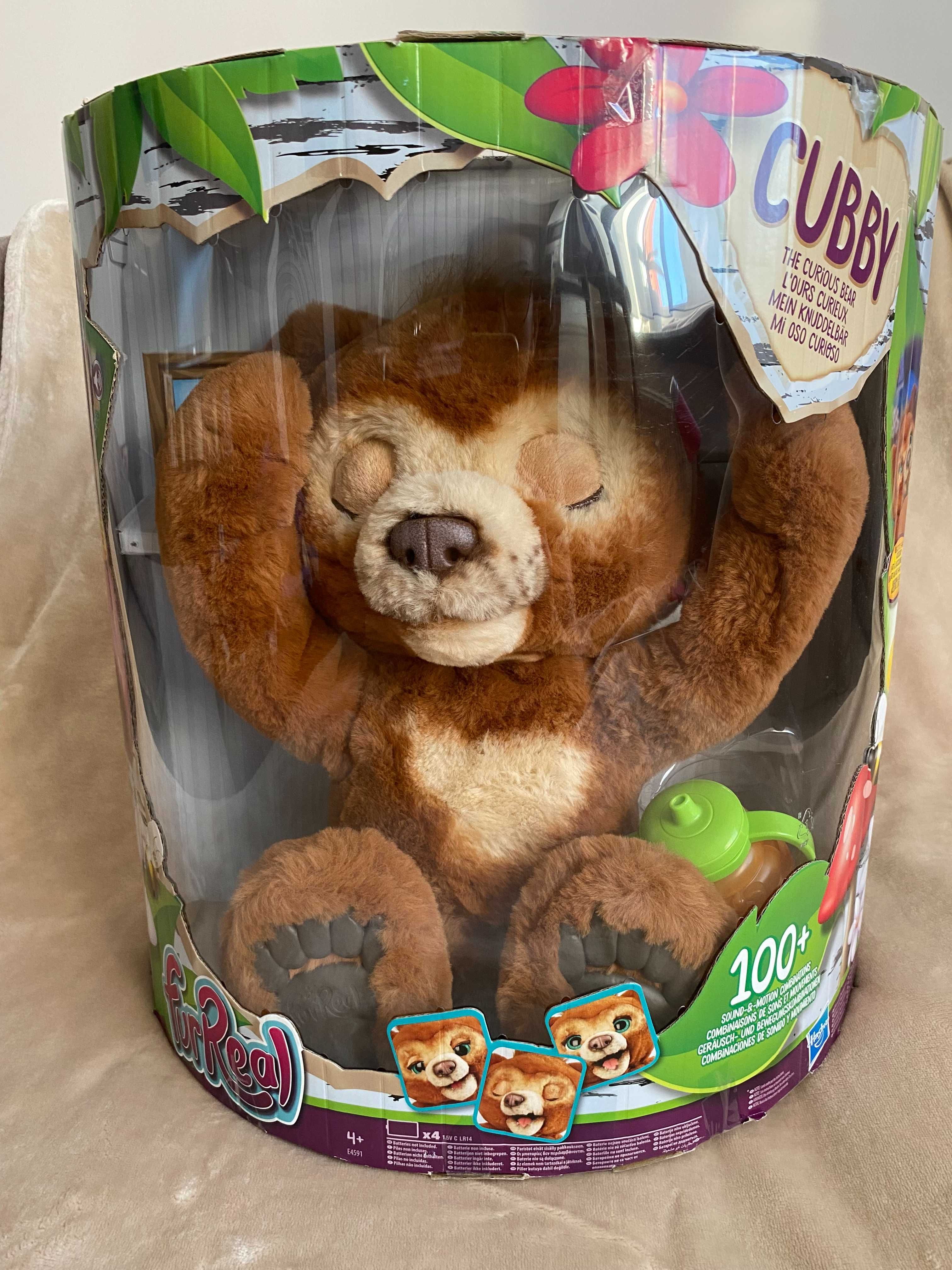 Hasbro Furreal Friends Niedźwiadek Cubby interaktywna zabawka