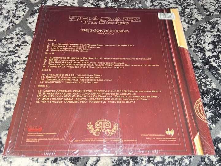 Shabazz The Disciple - The Book Of Shabazz Hidden Scrollz wu tang