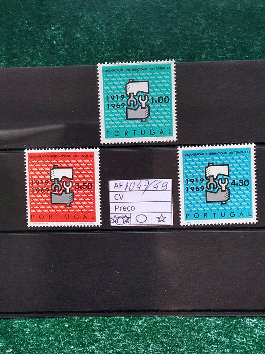 1969 50° Aniversário Da Organização Internacional Do Trabalho MNH **