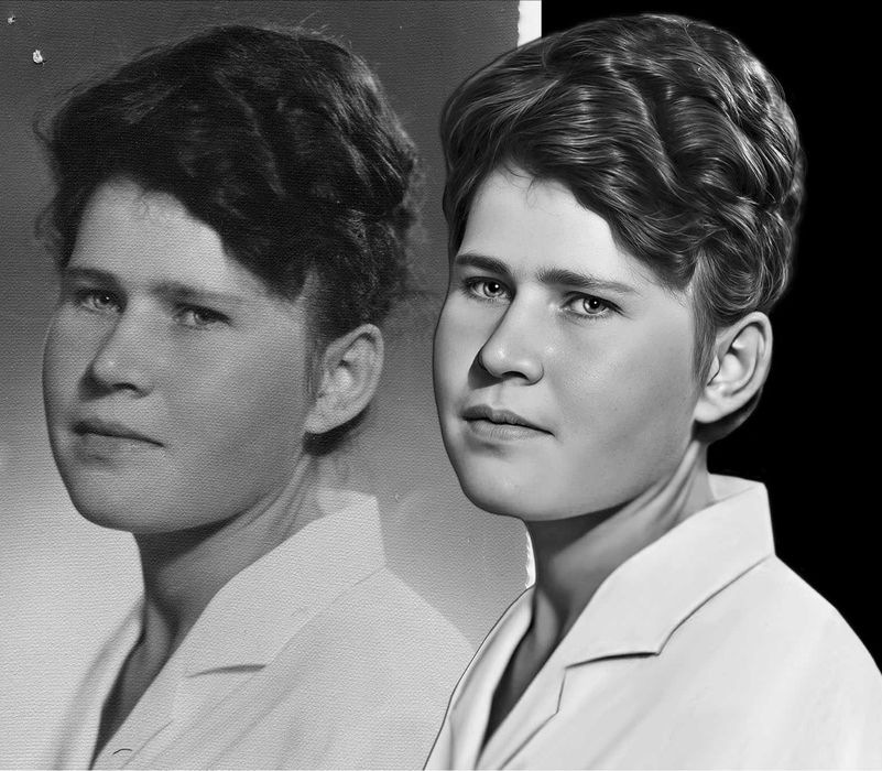 Складна ретуш портрета на памятник 350 грн