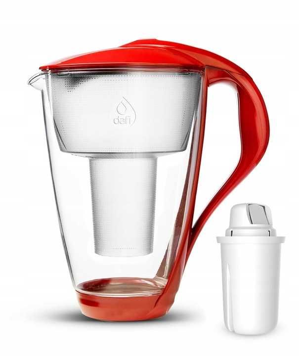 Dzbanek filtrujący szklany Dafi Crystal LED promocja wysyłkowa dla kli