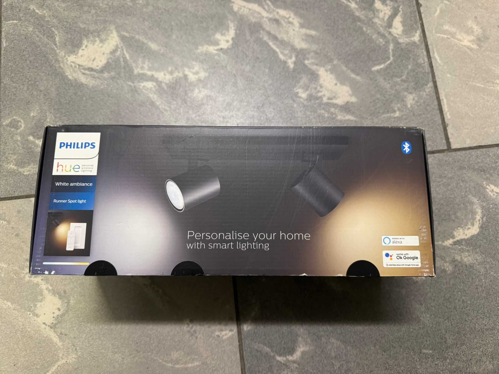 Listwa świetlna 3x PHILIPS HUE White ambiance Runner czarny NOWA
