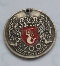 c M308,, starocie medal Warszawa 700 lat herb biała Syrenka