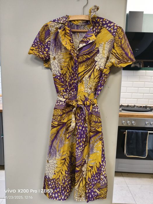 Sukienka vintage lata 60 70 PRL