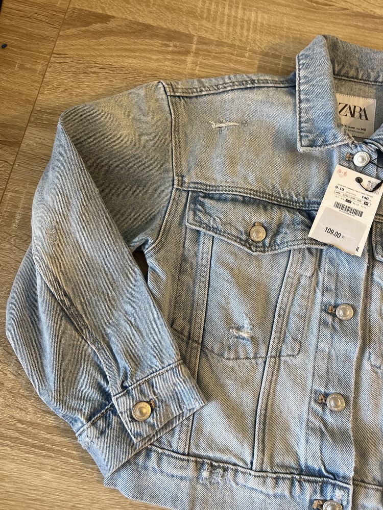 Джинсова куртка зара, zara 140см
