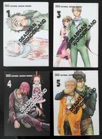 Manga Deadman Wonderland - 4 tomy (1, 3, 4, 5) - 1 wydanie