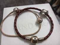 2 pulseiras PANDORA originais + 2 contas originais -5€  até 05/02