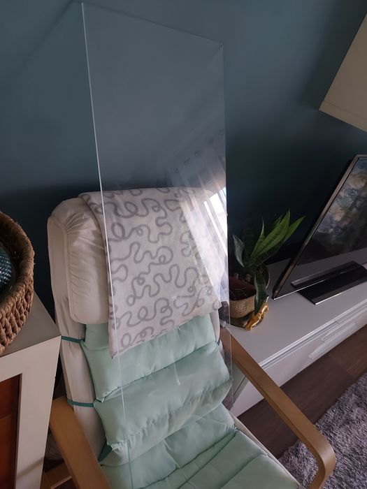 Tampo vidro para secretaria Ikea