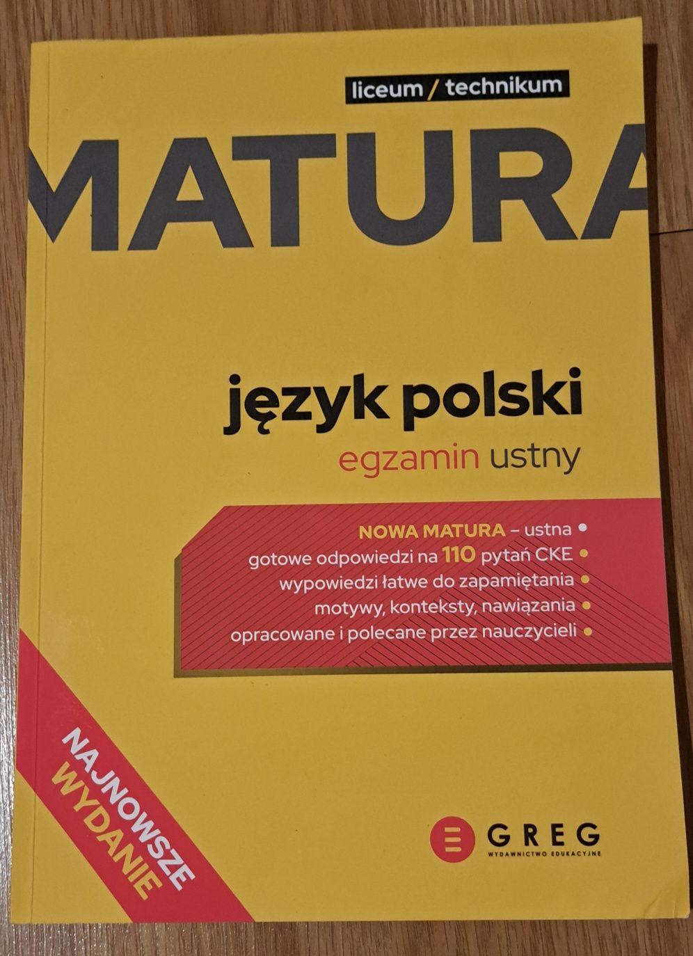 Język polski. Egzamin ustny. Repetytorium maturalne