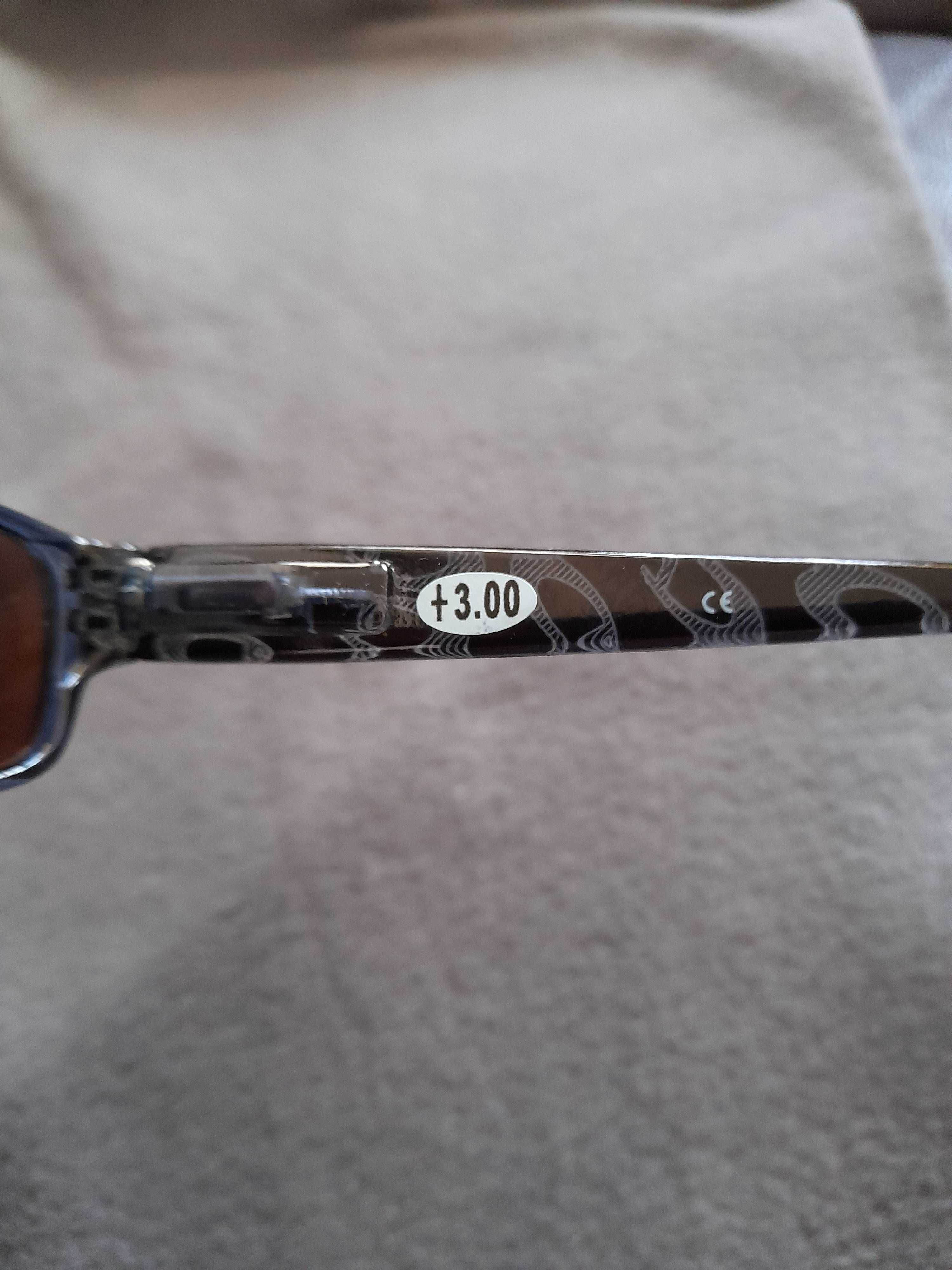 Okulary przeciwsłoneczne korekcyjne +3.00