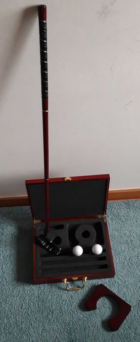 Caixa e kit prática de golfe - Artigo VINTAGE.